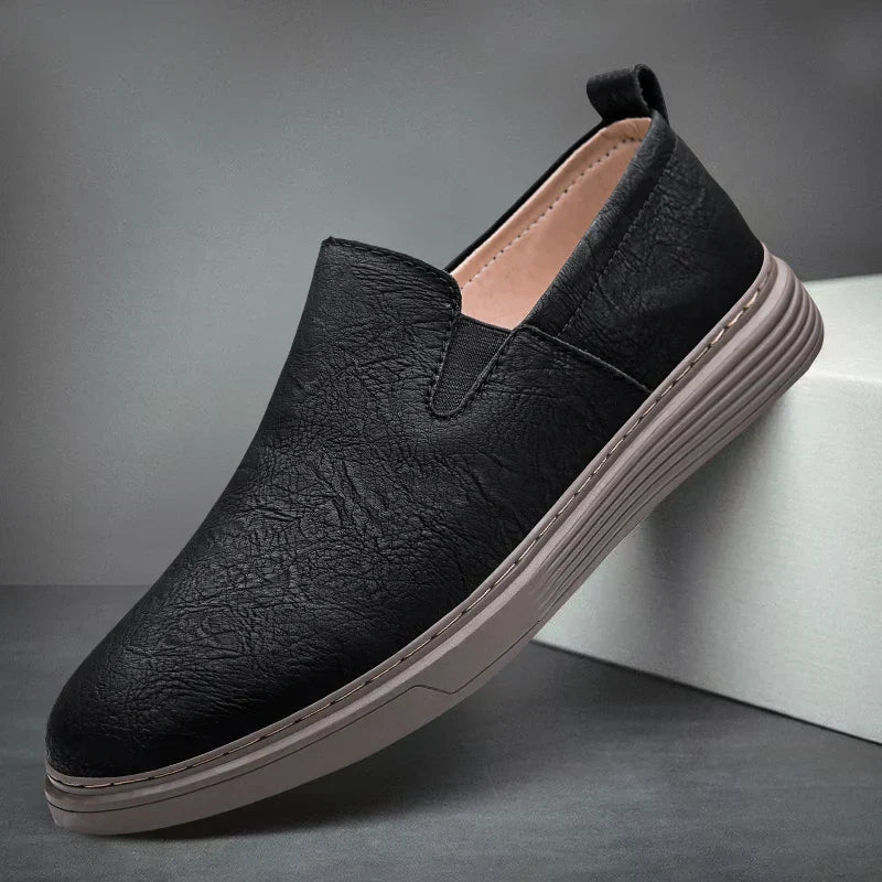 Milano Leather Slip-On - Loafers CAAYWORLD MEN