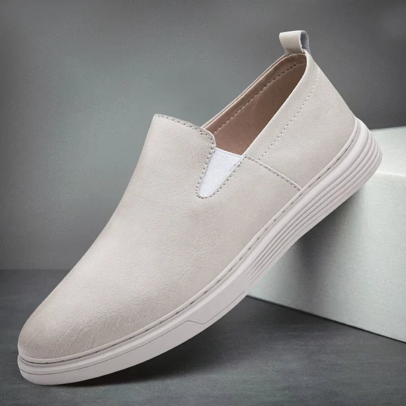 Milano Leather Slip-On - Loafers CAAYWORLD MEN