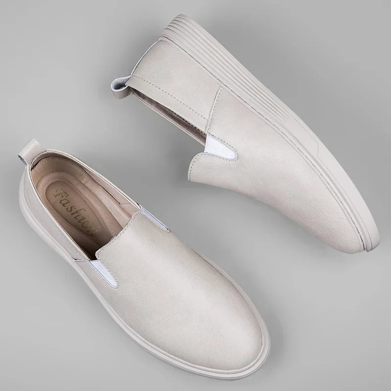 Milano Leather Slip-On - Loafers CAAYWORLD MEN