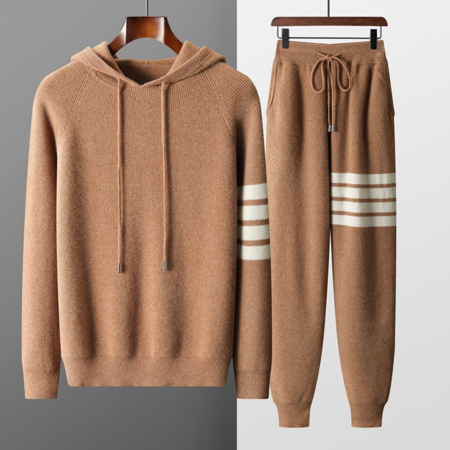 Milano Striped Knit - Two-Piece Set CAAYWORLD MEN