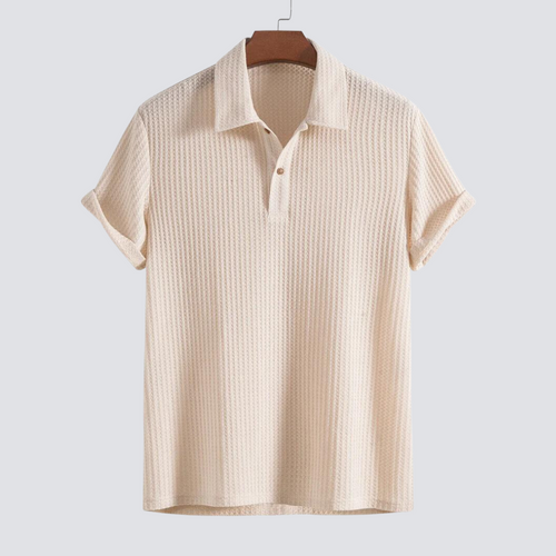 Milano Waffle Knit - Polo Shirt CAAYWORLD MEN