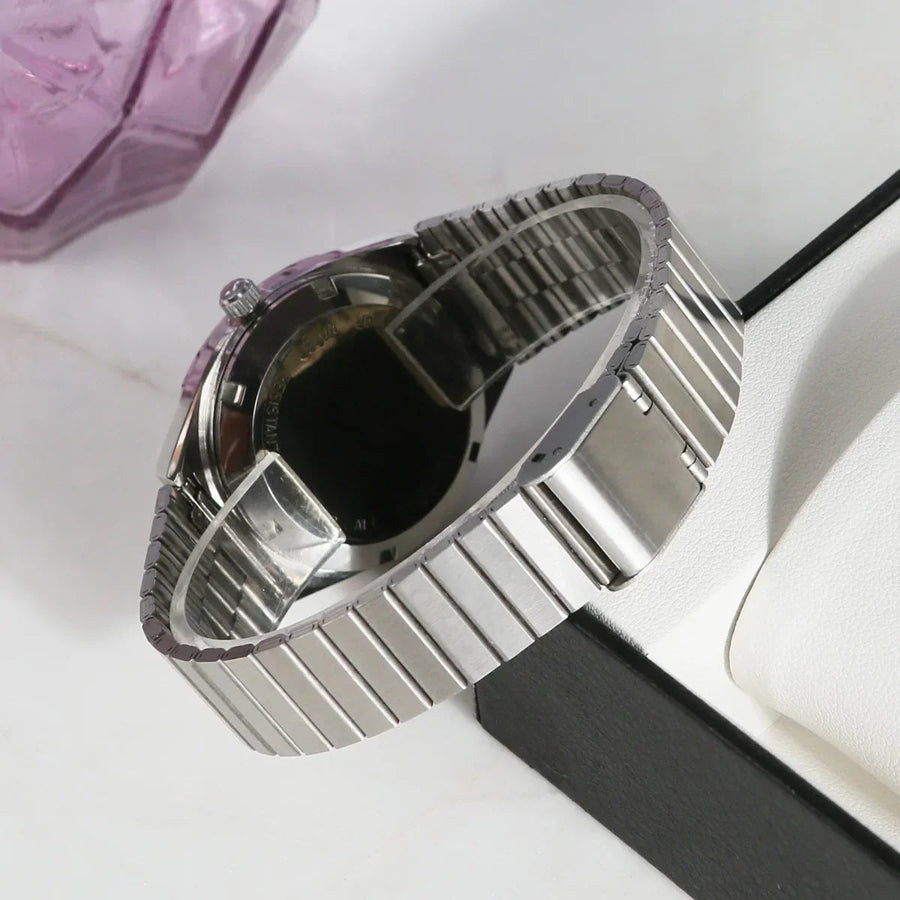 Minimalist Black Leather Strap - Watch CAAYWORLD MEN