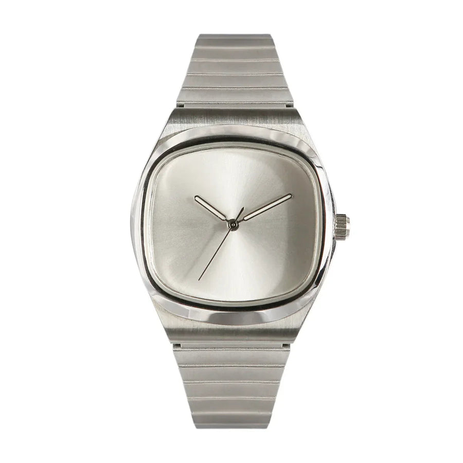 Minimalist Black Leather Strap - Watch CAAYWORLD MEN