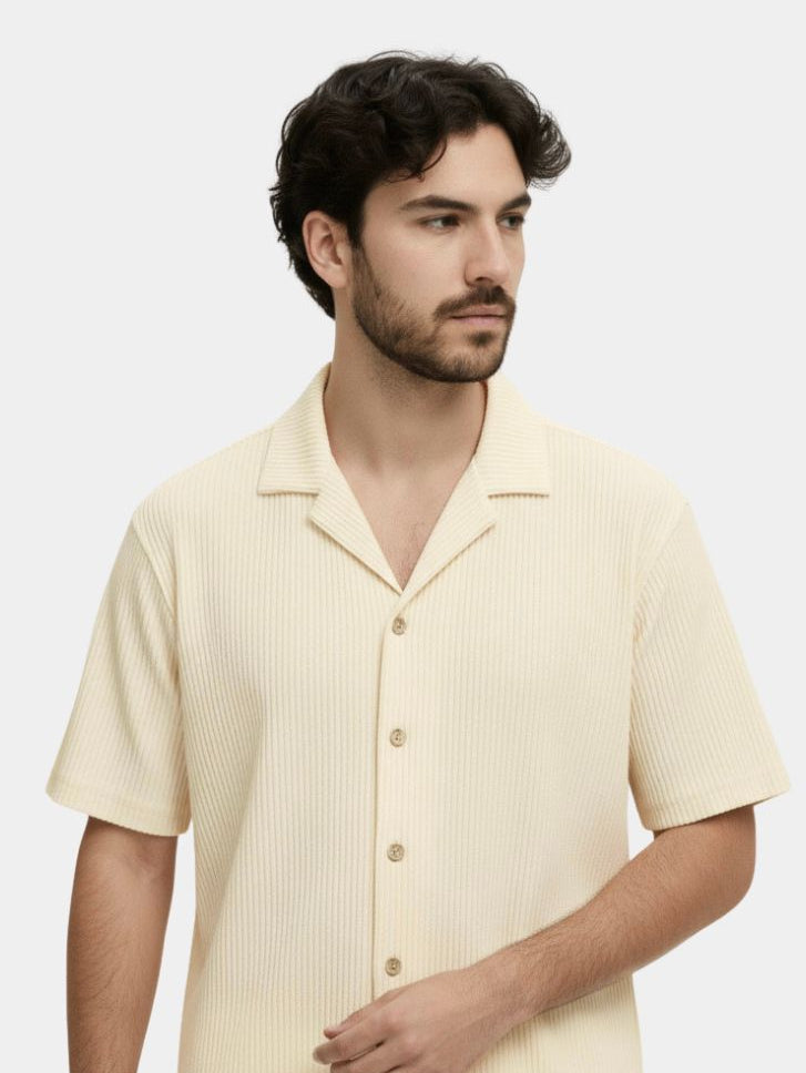 Minimalist Corduroy Set Shorts and Shirt - CAAYWORLD CAAYWORLD