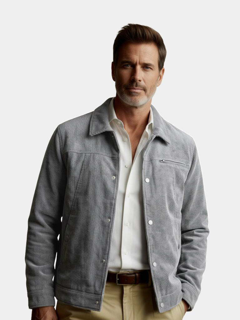 Minimalist Corduroy Sherpa Jacket - CAAYWORLD CAAYWORLD