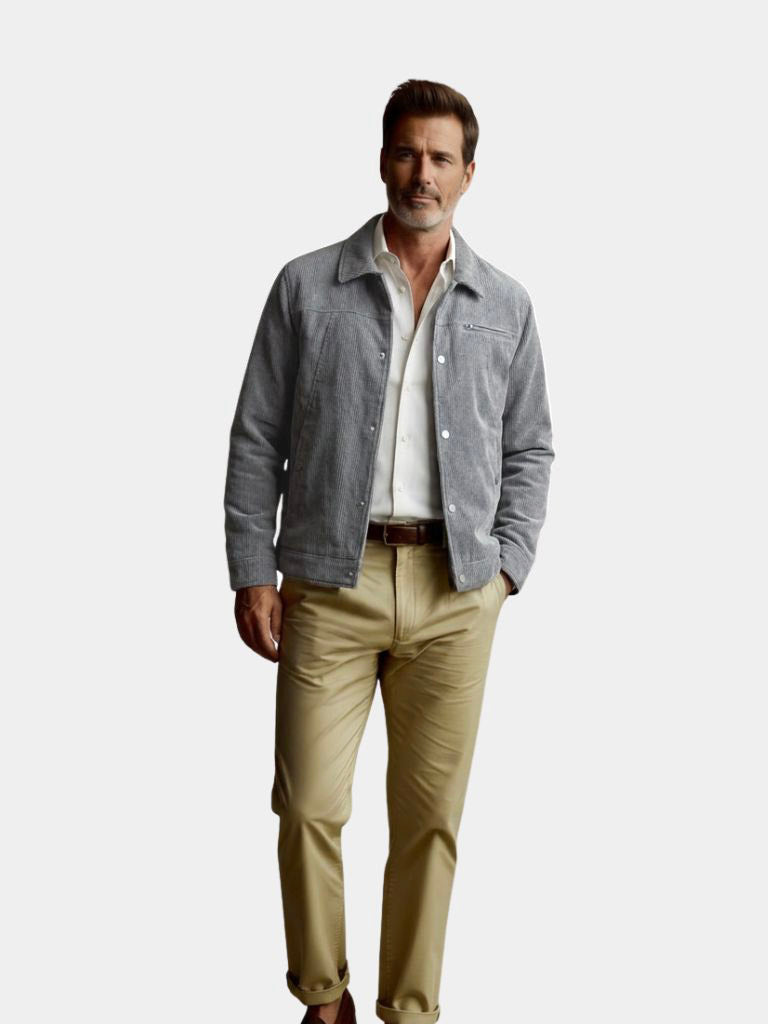 Minimalist Corduroy Sherpa Jacket - CAAYWORLD CAAYWORLD