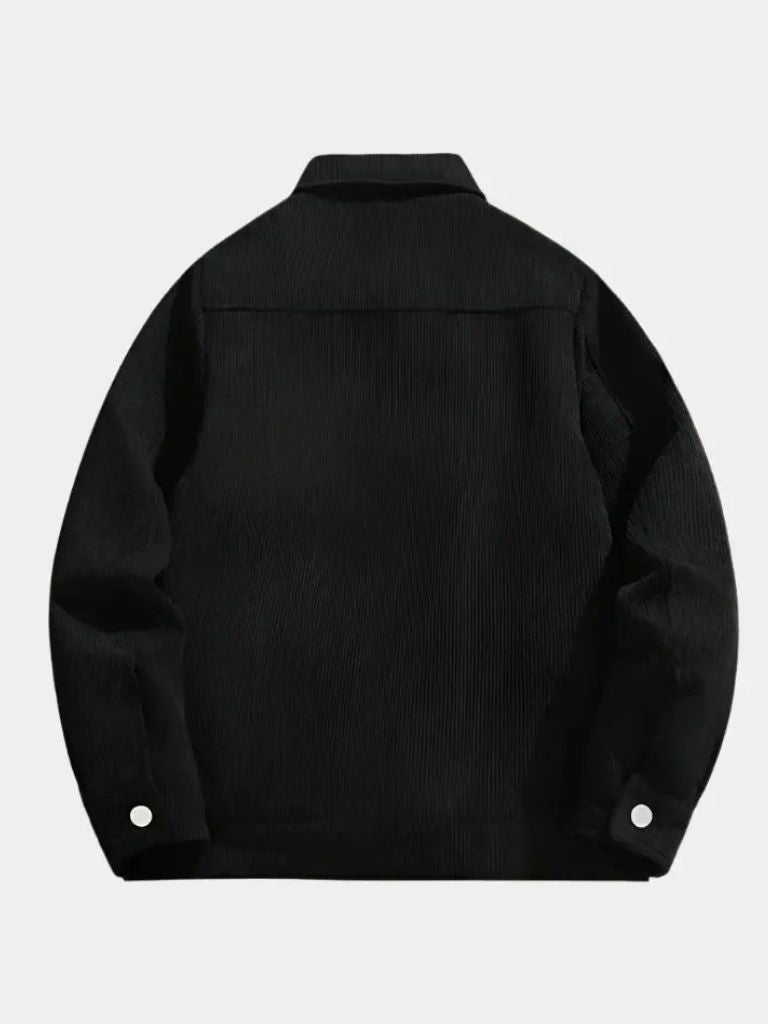 Minimalist Corduroy Sherpa Jacket - CAAYWORLD CAAYWORLD
