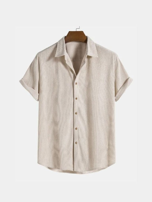 Minimalist Corduroy Shirt - CAAYWORLD CAAYWORLD