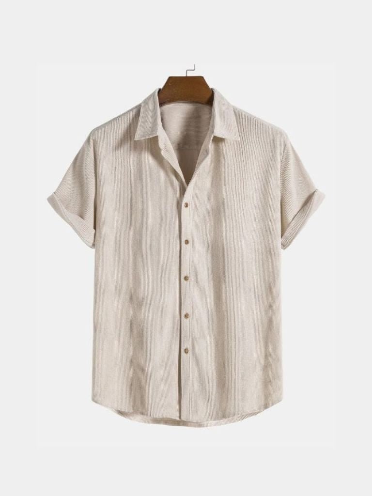 Minimalist Corduroy Shirt - CAAYWORLD CAAYWORLD