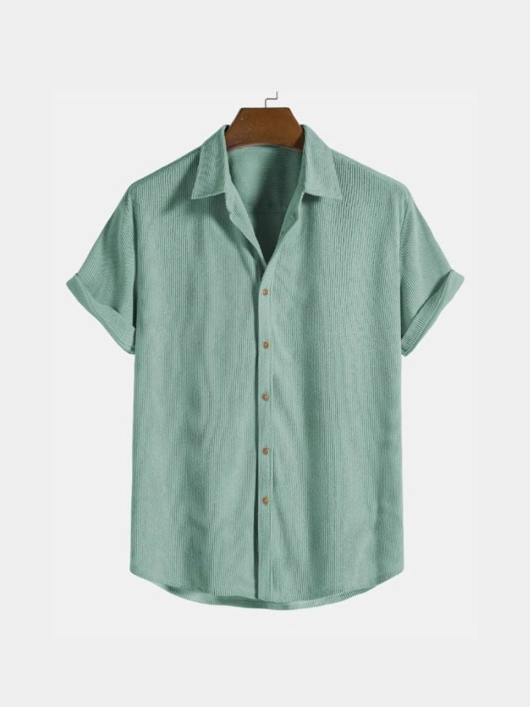Minimalist Corduroy Shirt - CAAYWORLD CAAYWORLD