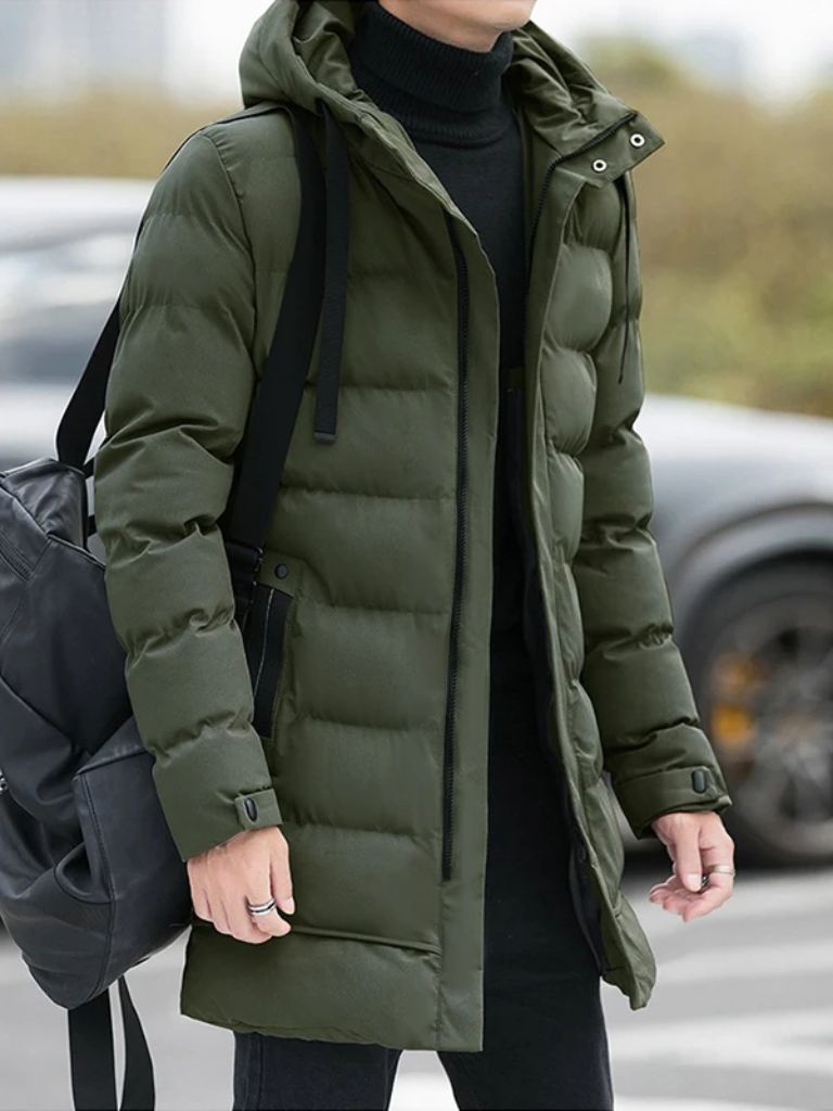 Minimalist Long Puffer Coat - CAAYWORLD CAAYWORLD