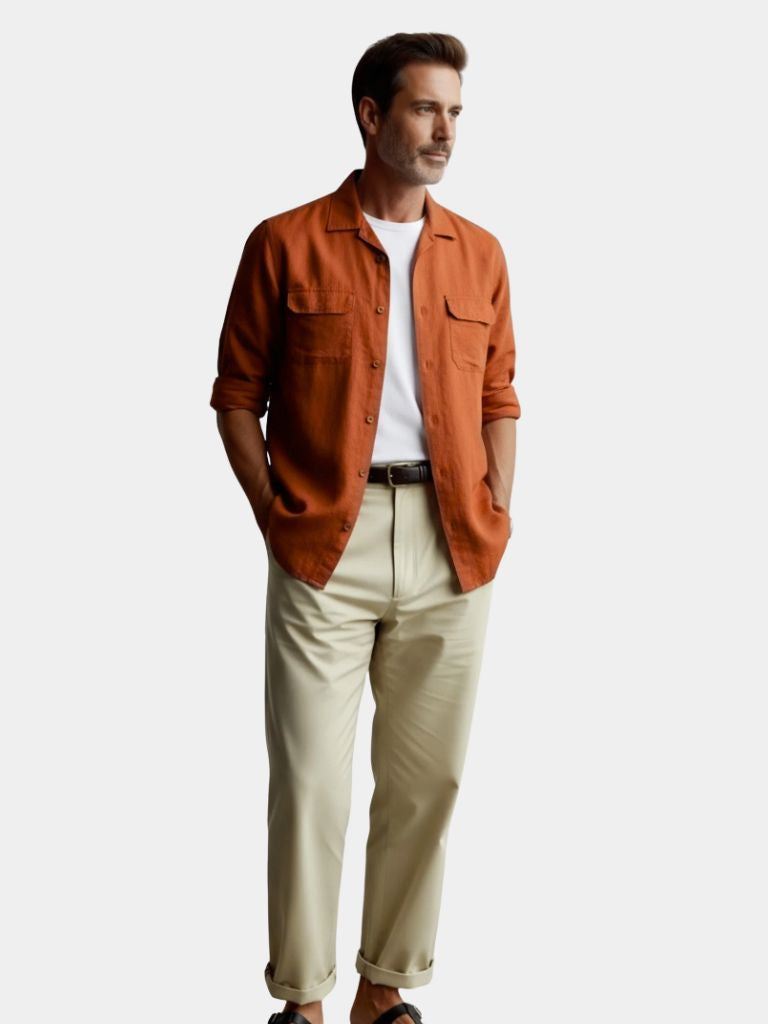 Minimalist Long Sleeve Shirt - CAAYWORLD CAAYWORLD