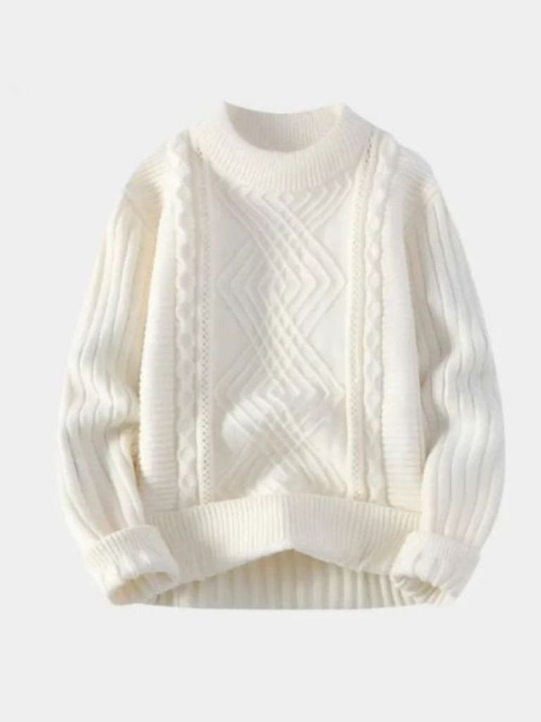 Minimalist Textured Sweater - CAAYWORLD CAAYWORLD