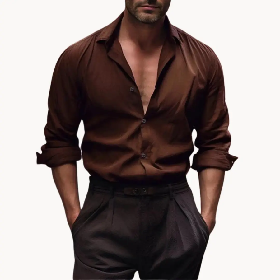 Modena Cotton-Linen Button-Down - Shirt CAAYWORLD