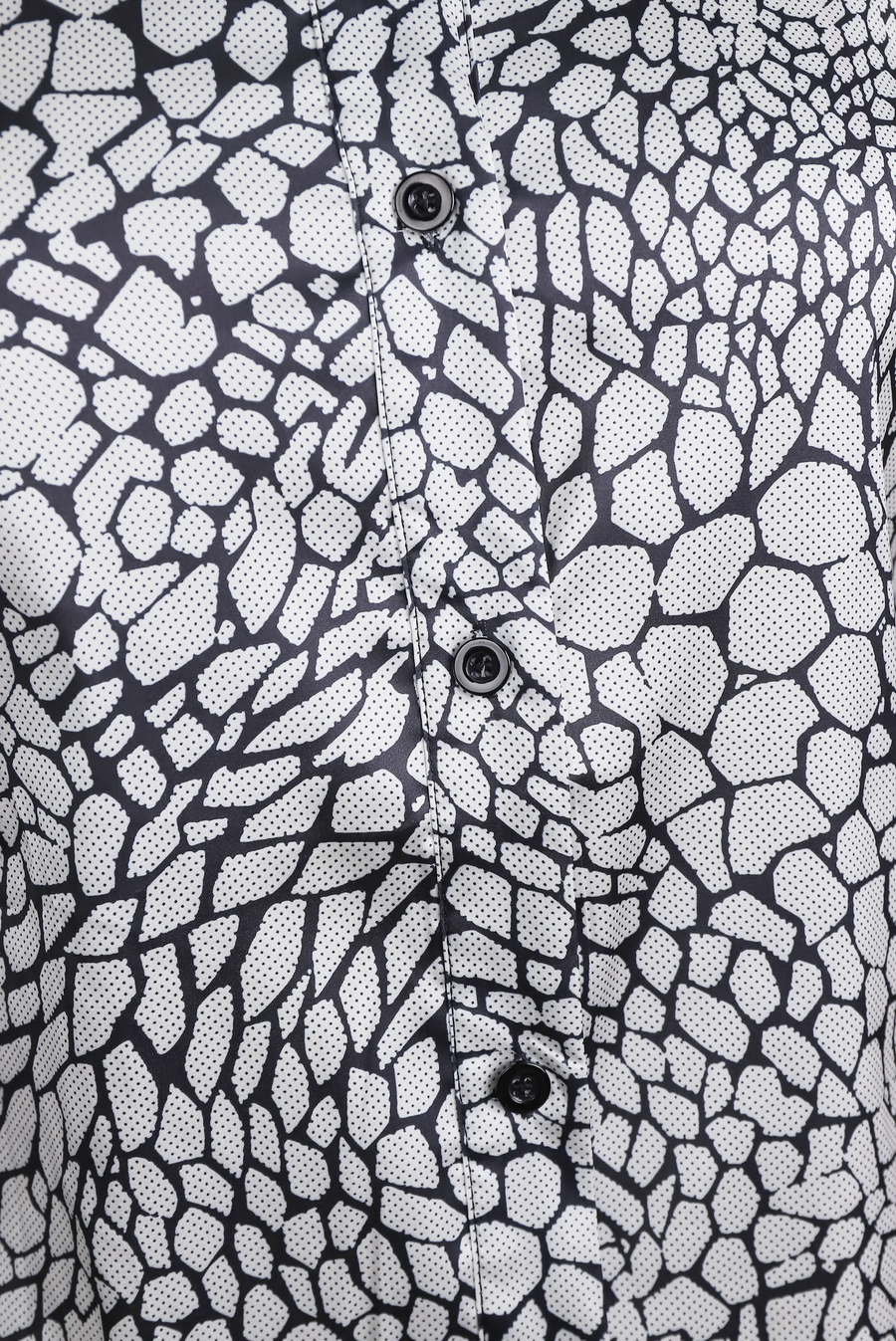 Modern Satin Printed Snake Pattern - Blouse CAAYWORLD