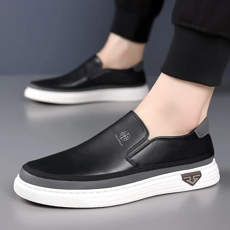 Moderno Leather Slip-On - Loafers CAAYWORLD MEN