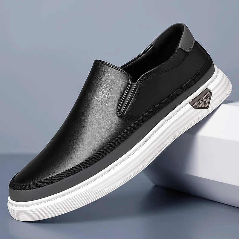 Moderno Leather Slip-On - Loafers CAAYWORLD MEN