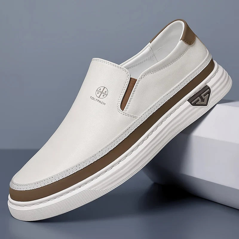 Moderno Leather Slip-On - Loafers CAAYWORLD MEN