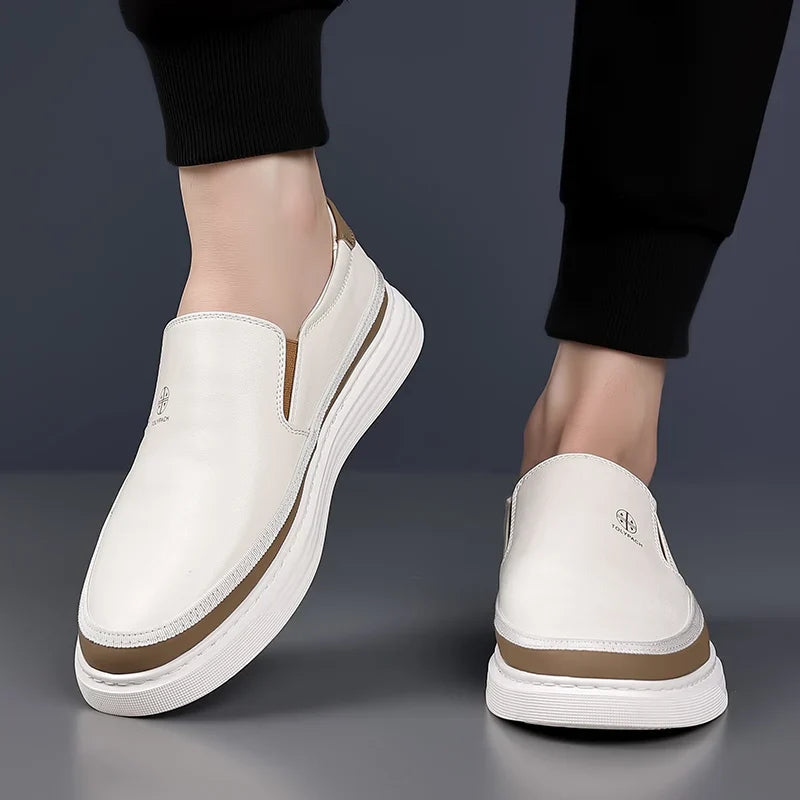 Moderno Leather Slip-On - Loafers CAAYWORLD MEN