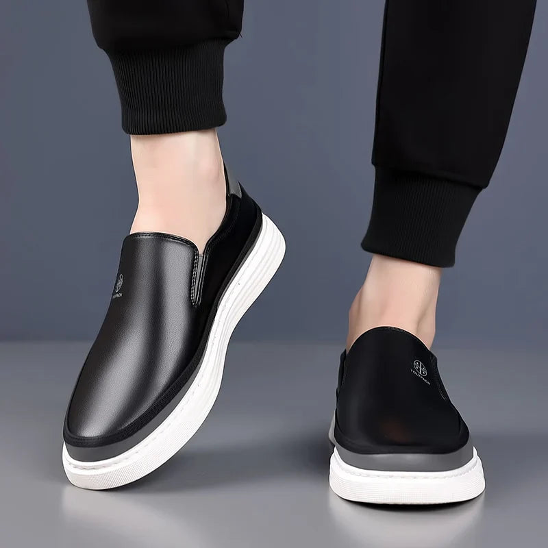 Moderno Leather Slip-On - Loafers CAAYWORLD MEN