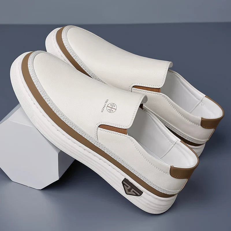 Moderno Leather Slip-On - Loafers CAAYWORLD MEN