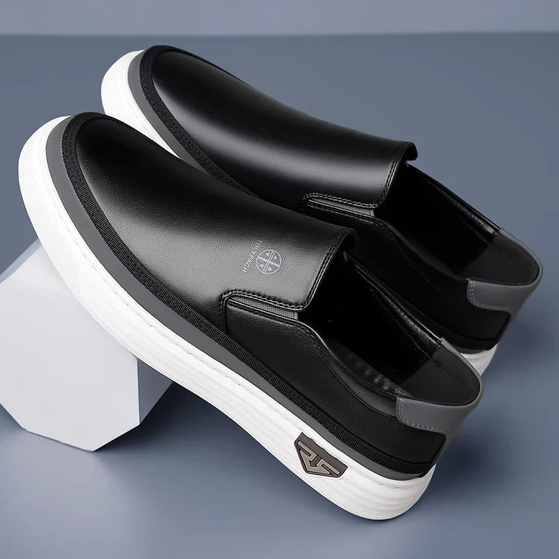 Moderno Leather Slip-On - Loafers CAAYWORLD MEN