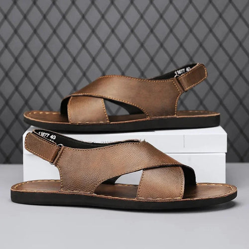 Monaco Genuine Leather - Sandals CAAYWORLD MEN