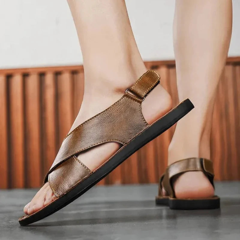 Monaco Genuine Leather - Sandals CAAYWORLD MEN