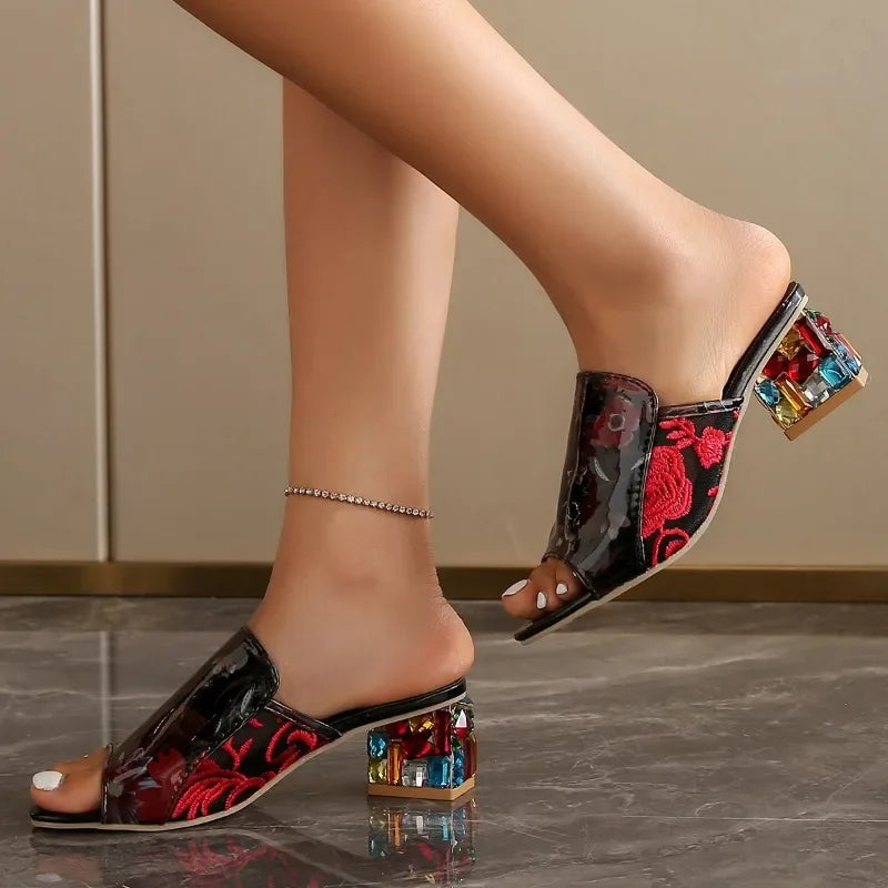 Mosaic Print - Heels CAAYWORLD WOMEN
