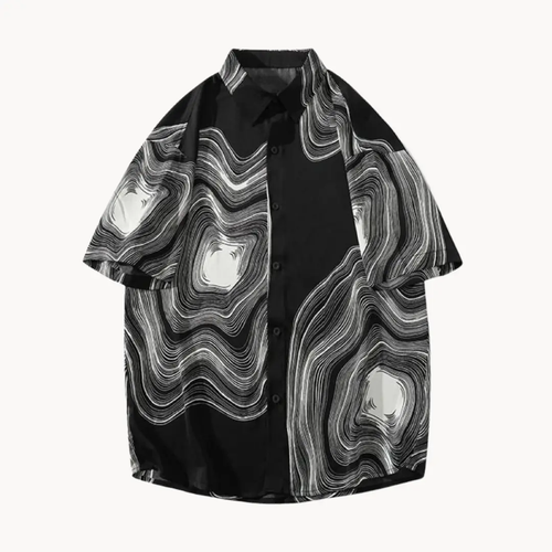 Mosaic Print Silk - Top CAAYWORLD