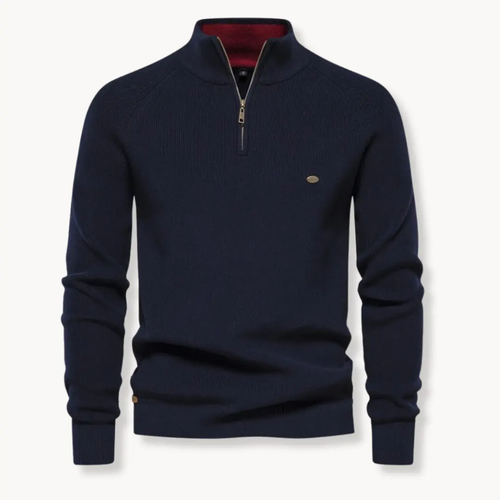 Moss Green Quarter Zip - Sweater CAAYWORLD