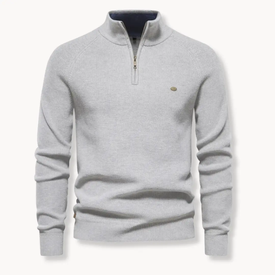 Moss Green Quarter Zip - Sweater CAAYWORLD