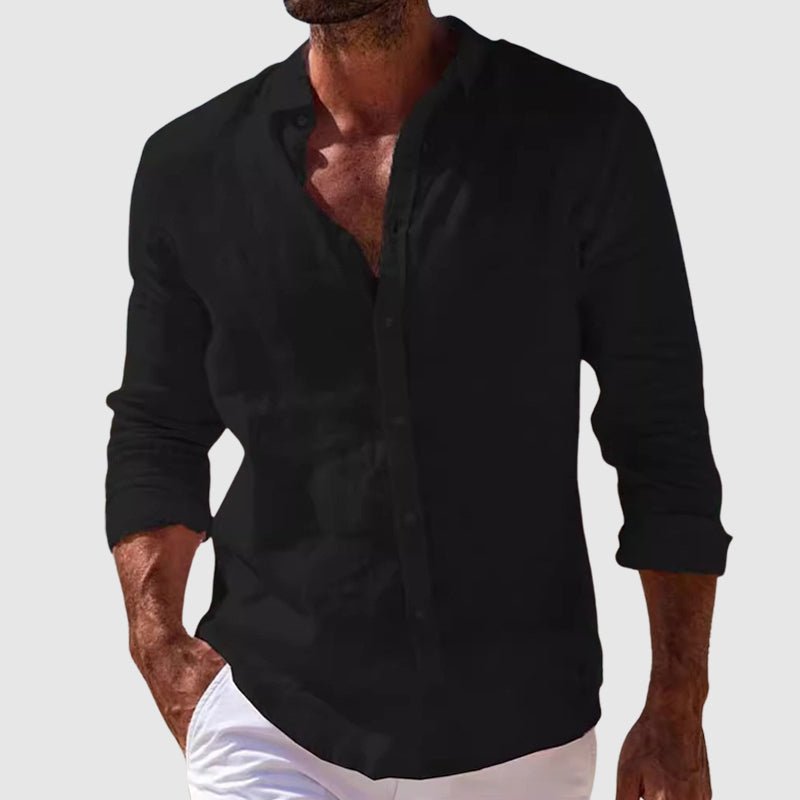 Mykonos Linen Button-Down - Shirt CAAYWORLD MEN