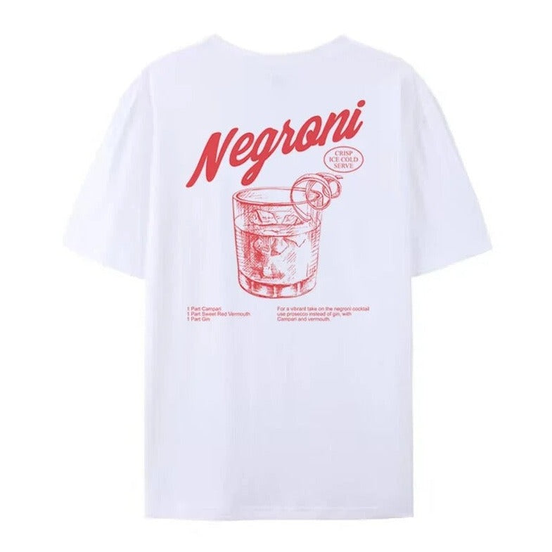 Negroni Nights Vintage Graphic - T-Shirt CAAYWORLD