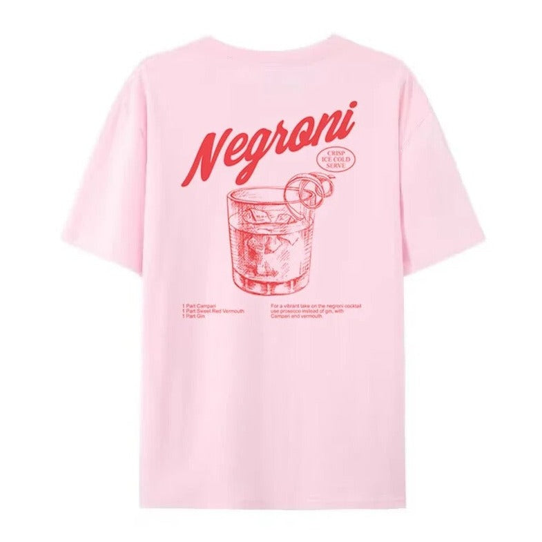 Negroni Nights Vintage Graphic - T-Shirt CAAYWORLD