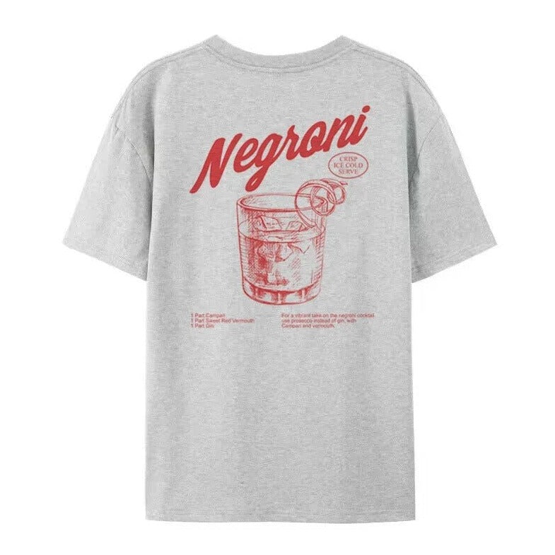 Negroni Nights Vintage Graphic - T-Shirt CAAYWORLD