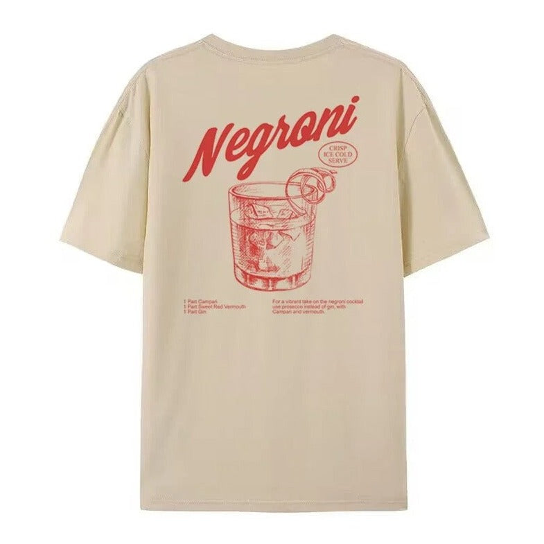Negroni Nights Vintage Graphic - T-Shirt CAAYWORLD