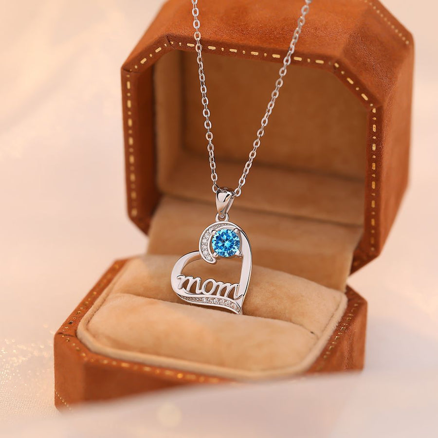 Heart Design Sterling Silver Necklace For Mom Carly Jewelry