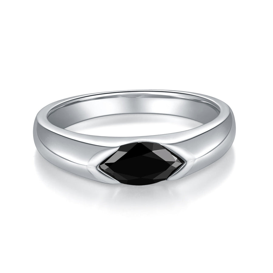 Marquise Cut 1.0ct Men &Women Moissanite Wedding Band shine of diamond