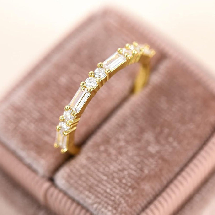 Unique Stackable Wedding Band in Sterling Silver Carly Jewelry