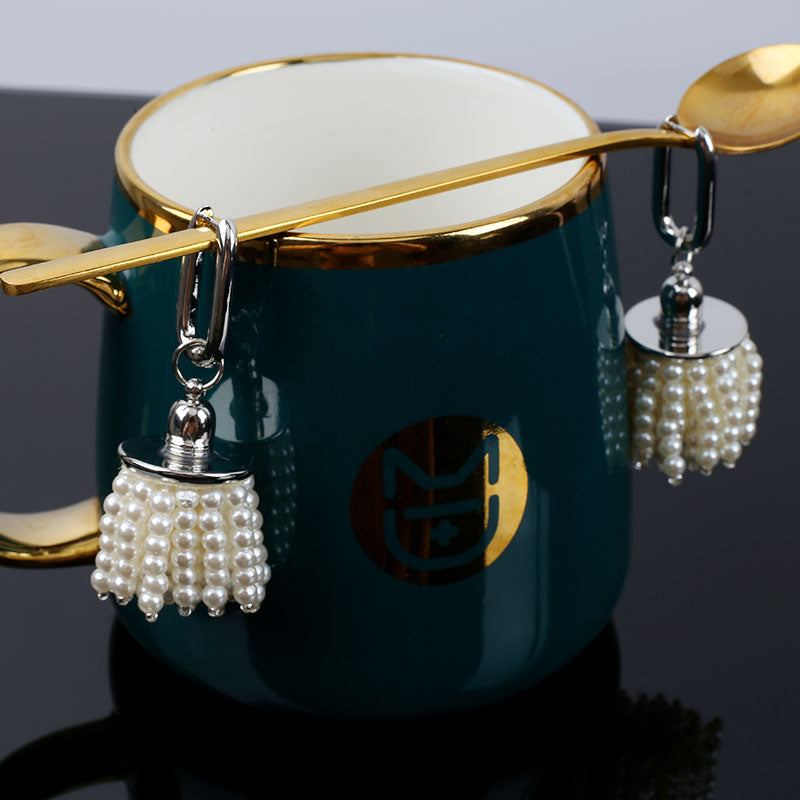 Retro Baroque Lantern Fringe Pearl Drop Earrings Dazzleyesjewelry