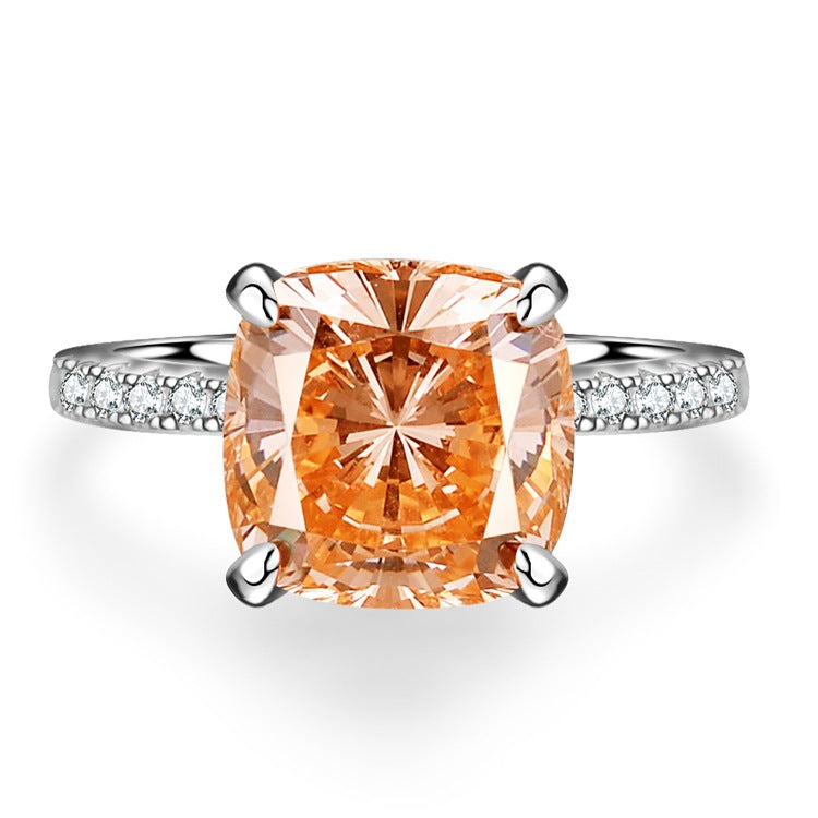 Unique 4.0ct Cushion Cut Paraiba Tourmaline Engagement Ring with Hidden Halo shine of diamond
