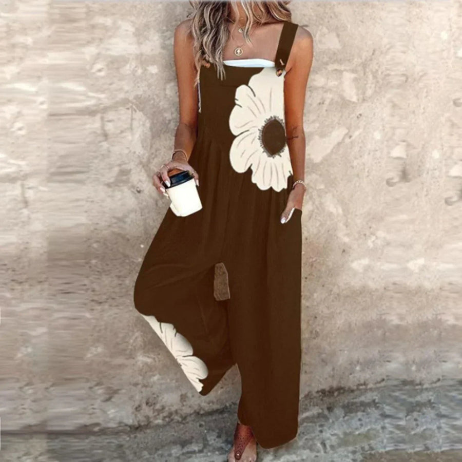 Audrey - Comfortable Printed Overalls
