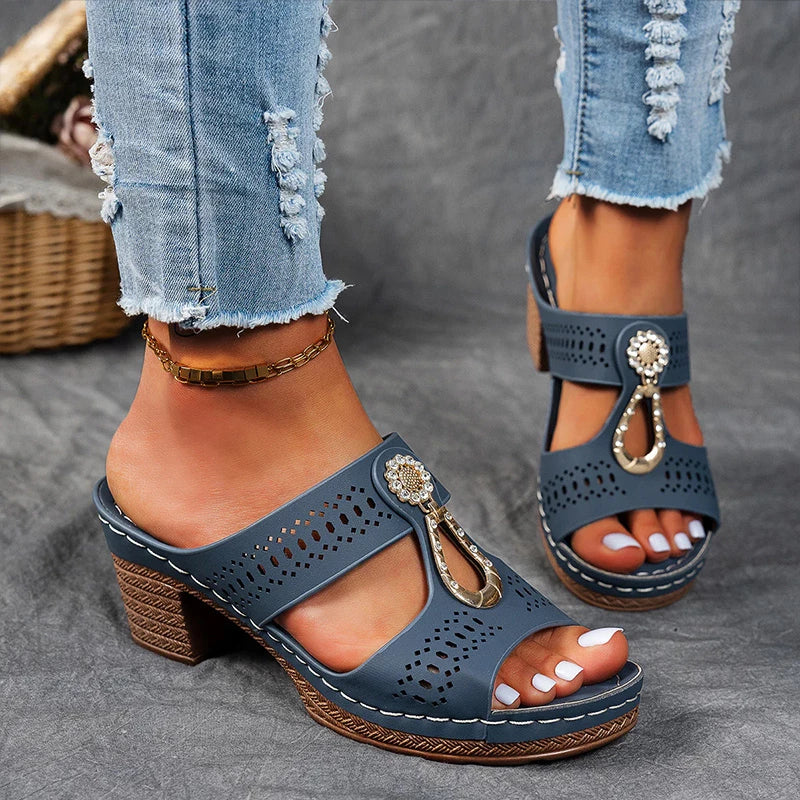 Vivian™ | Sparkle Charm Sandals