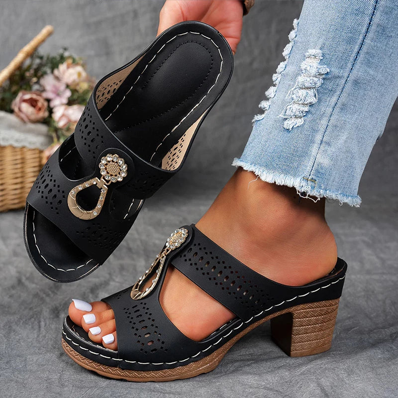 Vivian™ | Sparkle Charm Sandals