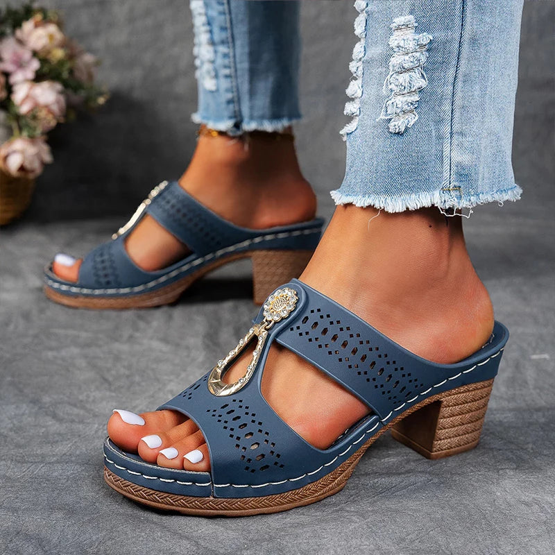 Vivian™ | Sparkle Charm Sandals