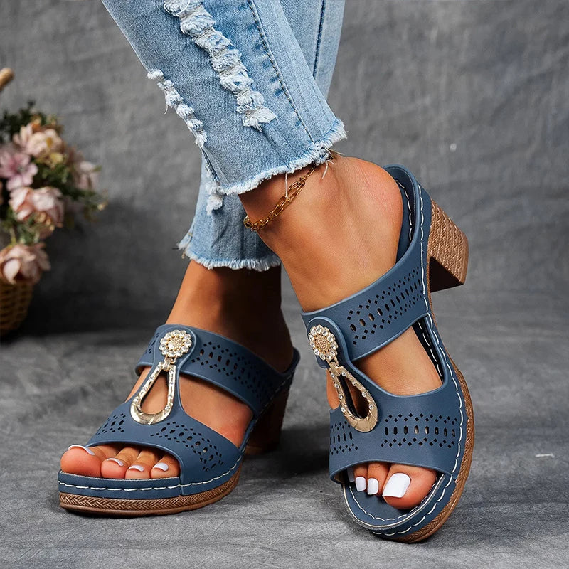 Vivian™ | Sparkle Charm Sandals