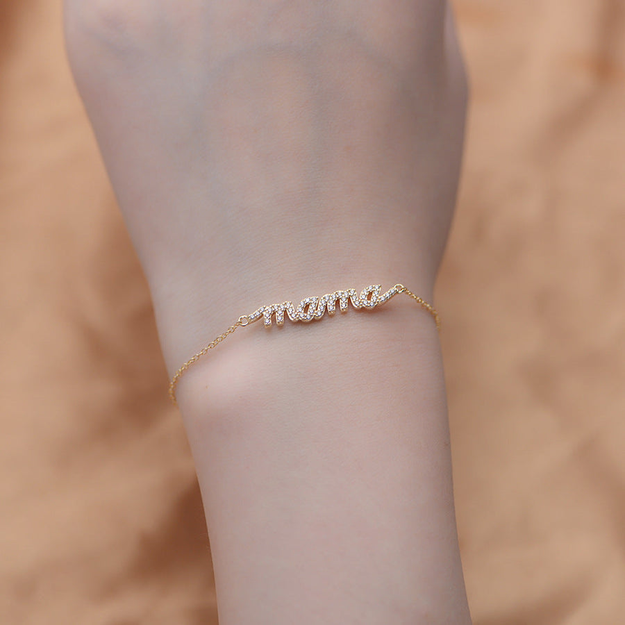 Classic Sterling Silver Bracelet For Mom Carly Jewelry