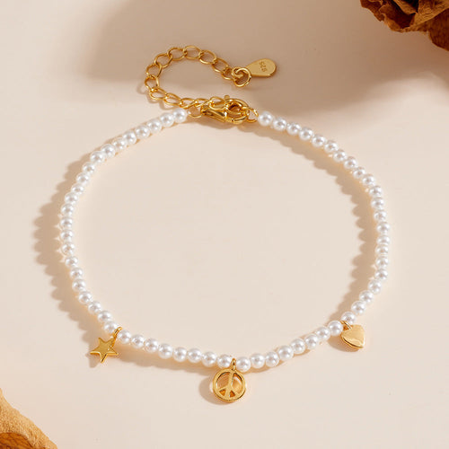 Elegant Pearls Sterling Silver Bracelet Carly Jewelry