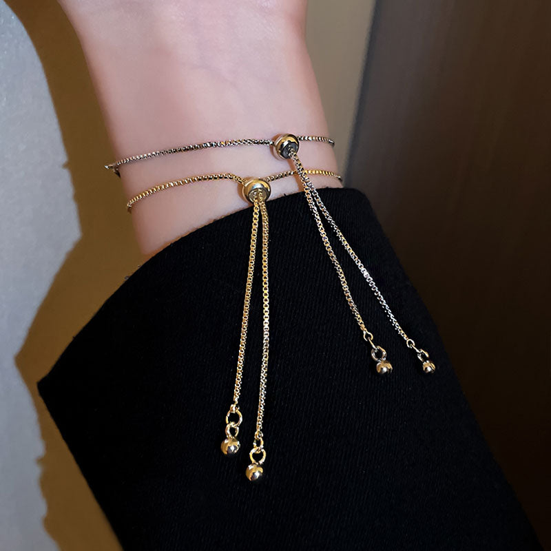 Chic Paved Slider Clasp Fashion Bracelet Dobrilajewelry